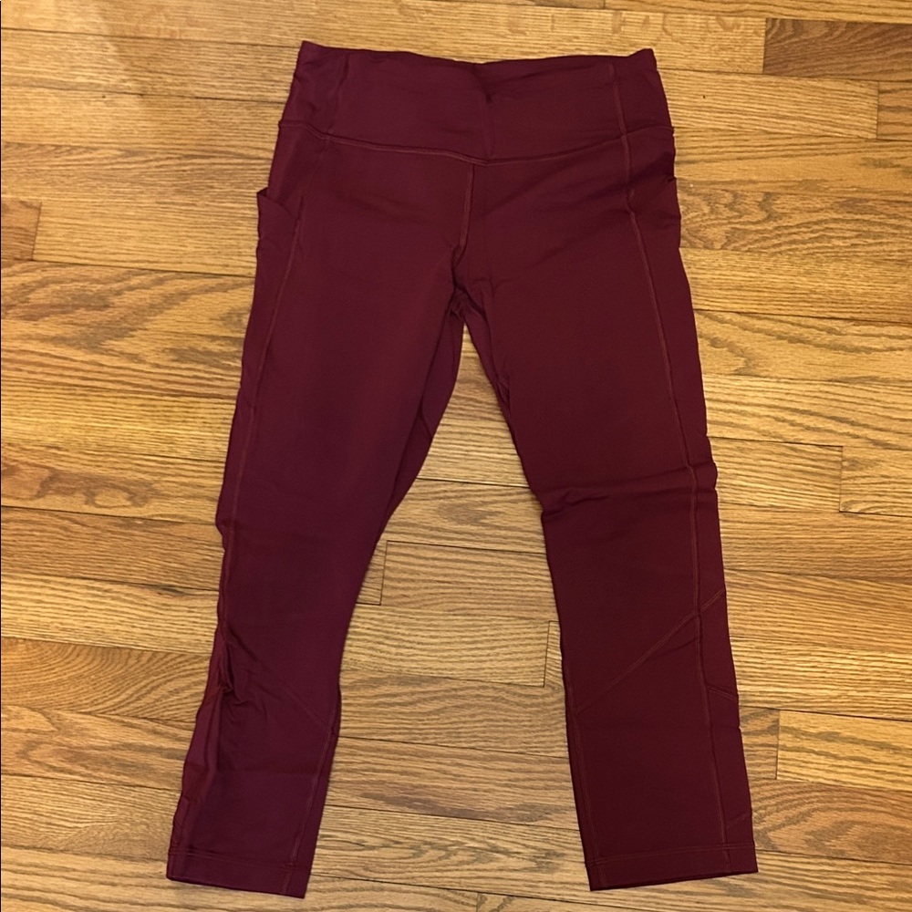 lululemon athletica Deep Red Leggings